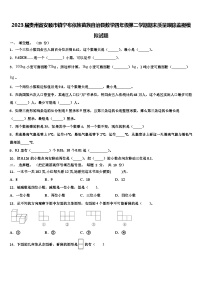 2023届贵州省安顺市镇宁布依族苗族自治县数学四年级第二学期期末质量跟踪监视模拟试题含解析