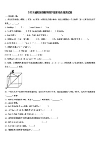 2023届阳东县数学四下期末综合测试试题含解析