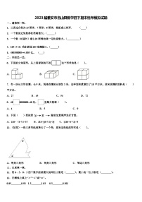 2023届雅安市名山县数学四下期末统考模拟试题含解析