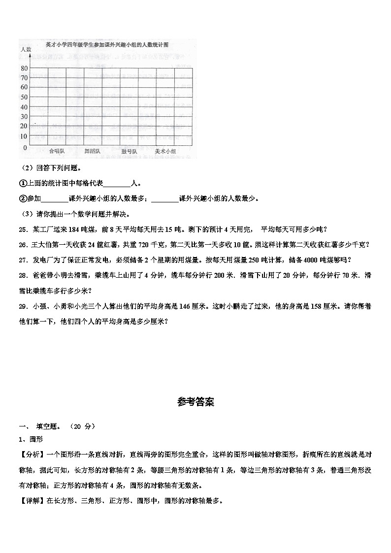 2023届陕西省渭南市临渭区数学四下期末监测模拟试题含解析03