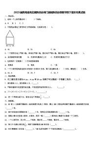 2023届青海省海北藏族自治州门源回族自治县数学四下期末经典试题含解析