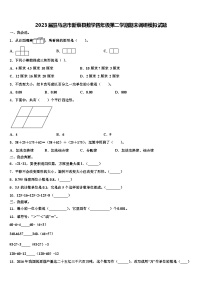 2023届驻马店市新蔡县数学四年级第二学期期末调研模拟试题含解析