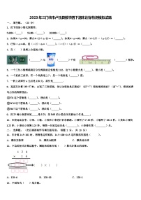 2023年三门峡市卢氏县数学四下期末达标检测模拟试题含解析