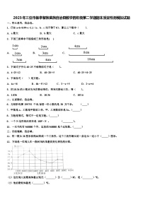 2023年三亚市保亭黎族苗族自治县数学四年级第二学期期末质量检测模拟试题含解析