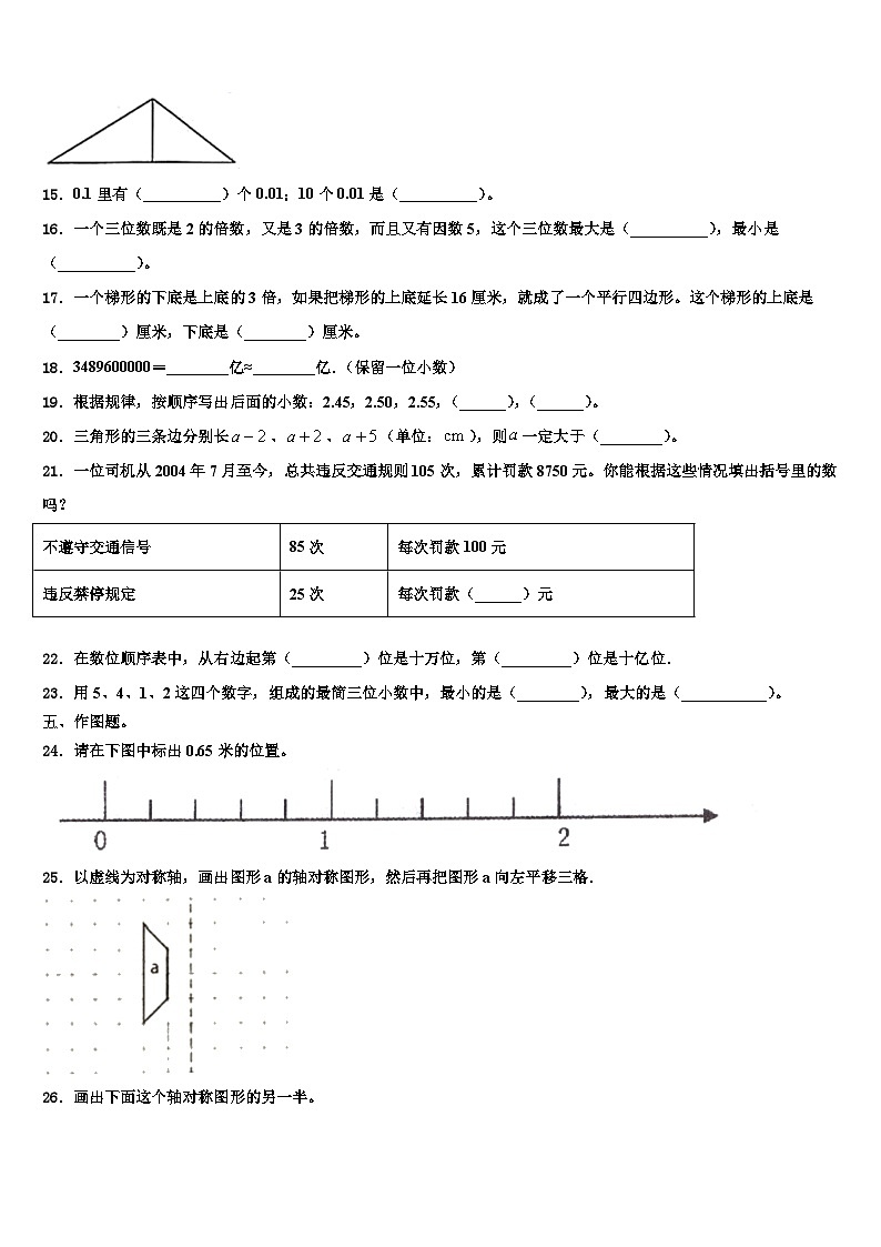 2023年上高县数学四年级第二学期期末监测试题含解析第2页