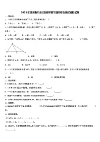 2023年佳木斯市永红区数学四下期末综合测试模拟试题含解析