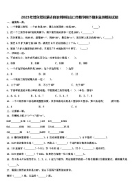 2023年博尔塔拉蒙古自治州阿拉山口市数学四下期末监测模拟试题含解析