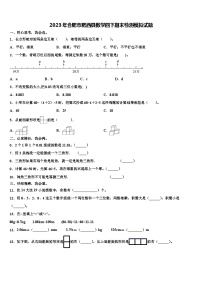 2023年合肥市肥西县数学四下期末检测模拟试题含解析