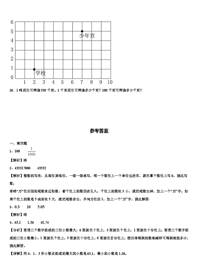 2023年商丘市数学四年级第二学期期末达标检测模拟试题含解析第3页