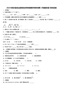 2023年四川省凉山彝族自治州布拖县数学四年级第二学期期末复习检测试题含解析