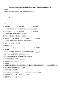 2023年吉林省吉林市龙潭区数学四年级第二学期期末统考模拟试题含解析