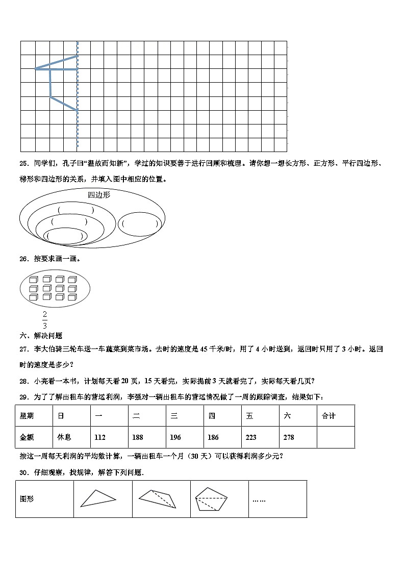 2023年娄底市冷水江市数学四下期末联考试题含解析03
