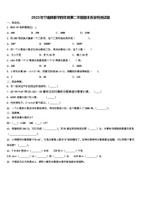 2023年宁南县数学四年级第二学期期末质量检测试题含解析