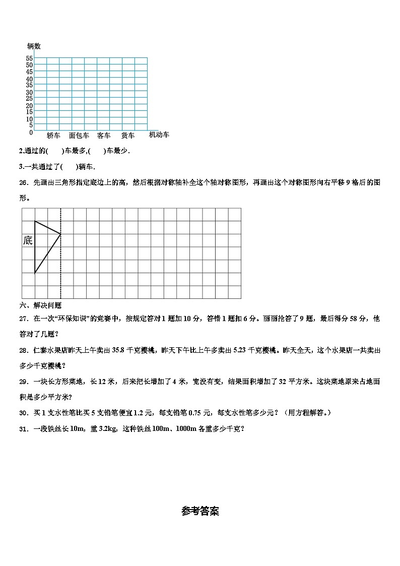 2023年宁夏银川市兴庆区毕业检测数学四年级第二学期期末质量跟踪监视试题含解析第3页