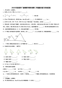 2023年宣城市广德县数学四年级第二学期期末复习检测试题含解析