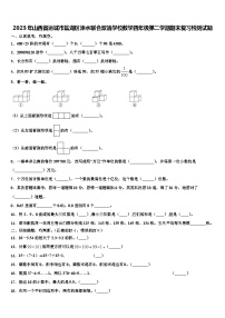 2023年山西省运城市盐湖区涑水联合双语学校数学四年级第二学期期末复习检测试题含解析