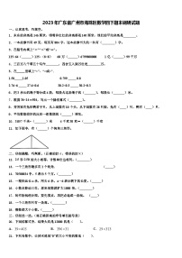 2023年广东省广州市海珠区数学四下期末调研试题含解析