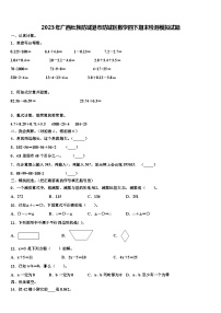 2023年广西壮族防城港市防城区数学四下期末检测模拟试题含解析