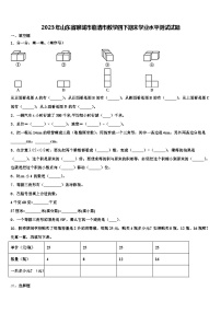 2023年山东省聊城市临清市数学四下期末学业水平测试试题含解析