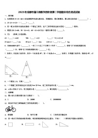 2023年成都市蒲江县数学四年级第二学期期末综合测试试题含解析