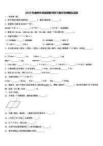 2023年德州市武城县数学四下期末检测模拟试题含解析