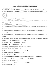 2023年武汉市黄陂区数学四下期末预测试题含解析