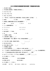 2023年株洲市茶陵县数学四年级第二学期期末联考试题含解析