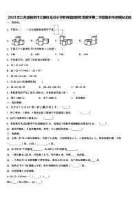 2023年江苏省扬州市江都区龙川小学教育集团四年级数学第二学期期末检测模拟试题含解析