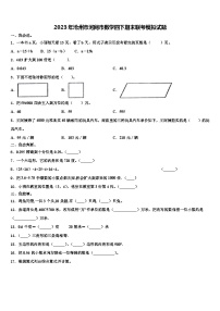 2023年沧州市河间市数学四下期末联考模拟试题含解析