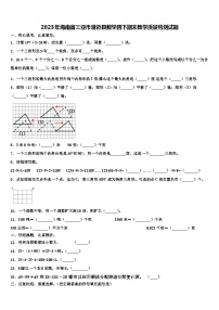 2023年海南省三亚市澄迈县数学四下期末教学质量检测试题含解析