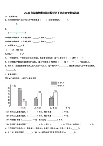 2023年湖南郴州汝城县数学四下期末统考模拟试题含解析