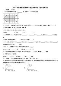 2023年甘肃省会宁县大羊营小学数学四下期末经典试题含解析