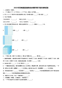 2023年甘肃省临夏回族自治州数学四下期末调研试题含解析