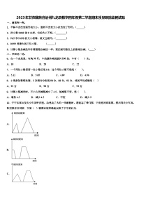 2023年甘孜藏族自治州九龙县数学四年级第二学期期末质量跟踪监视试题含解析