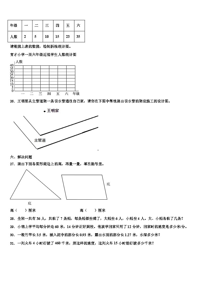 2023年牡丹江市穆棱市数学四年级第二学期期末质量检测试题含解析第3页