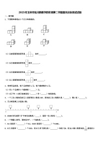 2023年玉林市陆川县数学四年级第二学期期末达标测试试题含解析