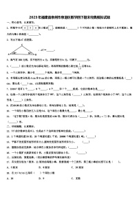 2023年福建省泉州市泉港区数学四下期末经典模拟试题含解析