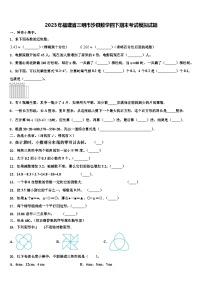 2023年福建省三明市沙县数学四下期末考试模拟试题含解析