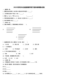 2023年科尔沁右翼前旗数学四下期末调研模拟试题含解析