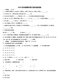 2023年石棉县数学四下期末监测试题含解析