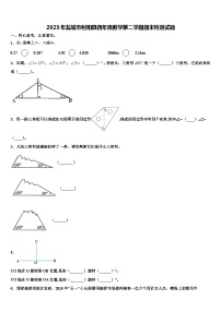 2023年盐城市射阳县四年级数学第二学期期末检测试题含解析