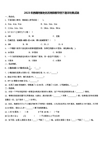 2023年西藏阿里地区改则县数学四下期末经典试题含解析