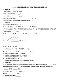 2023年西藏那曲地区数学四下期末质量跟踪监视模拟试题含解析