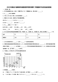 2023年黑龙江省鹤岗市向阳区数学四年级第二学期期末学业质量监测试题含解析