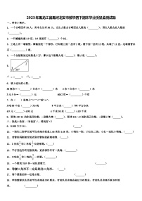 2023年黑龙江省黑河北安市数学四下期末学业质量监测试题含解析