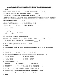 2023年黑龙江省克东县玉岗镇第二中学数学四下期末质量跟踪监视试题含解析