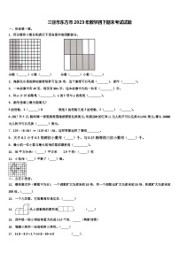 三亚市东方市2023年数学四下期末考试试题含解析