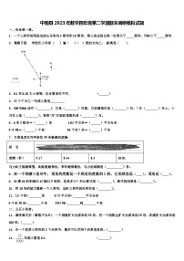 中阳县2023年数学四年级第二学期期末调研模拟试题含解析