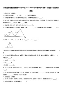 云南省德宏州梁河县遮岛中心学校2022-2023学年数学四年级第二学期期末检测模拟试题含解析