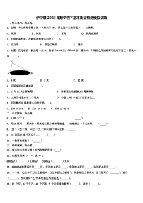 伊宁县2023年数学四下期末质量检测模拟试题含解析